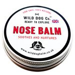 Dog Nose Balm, works fast, nose butter, repairs crusty, dry cracked flaky dog noses and lips, made in the UK. 60g tin snout soother