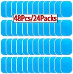 OHYAIAYN 48pcs Gel Sheets for Gel Pad, Abs Trainer Replacement Gel Sheet Abdominal Toning Belt Muscle Toner Ab Trainer Accessories (2pcs/Packs, 24packs/Box)