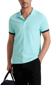 Vilebrequin, Men Cotton Pique Polo Shirt Solid, L, Oxygene