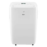LG 6,000 BTU Portable Air Conditioner, 115V, Cools 250 Sq.Ft. (10' x 25' Room Size), Portable Air Conditioner for Home with Quiet Operation, LCD Remote Control, and Window Installation Kit, White