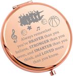 WSNANG High School Inspired Gift School Musical Theatre Characters Makeup Mirror Musical Merchandise We’re All in This Together Friendship Gift (Hi-School MIrror)