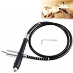 Upgrade Flex Shaft Rotary Tool Attachment Compatible with Dremel, Drill Rotary Tool Extension Flexible Shaft Polishing Chuck Compatible with Rotary Grinder Tool by Podoy
