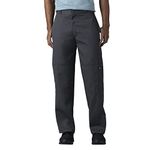 Dickies mens Loose Fit Double Knee Twill work utility pants, Charcoal, 32W x 30L US