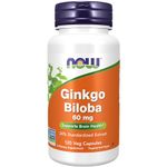 NOW Foods Ginkgo Biloba 60mg, 120 Vcaps