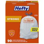 Hefty Strong and Deep Kitchen Bin Liners, 49.2 Litre