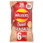 Walkers Oven Baked Sea Salt Crisps 6 x 22g