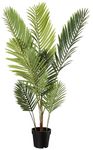 Amazon Basics Artificial Palm Tree with Plastic Planter Pot, 119.38 cm, Green