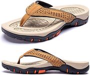 KIIU Mens Thong Sandals Indoor and 