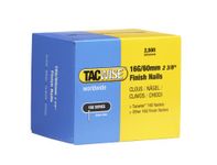 Tacwise 0300 Type 16G / 60 mm Galvanised Finish Nails, Pack of 2500