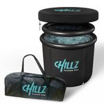 New CHILLZ® Plunge Pod Outdoor. Ice Bath, Cold Plunge, Plunge Pool, Ice Bath Tub, Cold Plunge Tub, Plunge pod, Cold Pod. Premium 5 Layers Ice Bath tub for Cold Water Therapy and Recovery