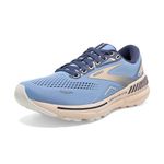 Brooks Women’s Adrenaline GTS 23 Supportive Running Shoe, Vista Blue/Navy/Linen, 3.5 UK