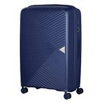 WENGER Polypropylene, Ultra-Lite Large Hardside Spinner Wheels Check-In Luggage, 112 Liters, Blue, 612724, Travel 8 Wheels Suitcase, Swiss Designed, 77 Centimeters