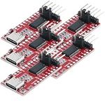 AZDelivery 5 x USB-C to TTL Serial Adapter for 3.3 V and 5 V Compatible with FT232RL Compatible with Arduino Includes E-Book