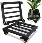 Plant Caddy with Wheels, 2 Pack 12 