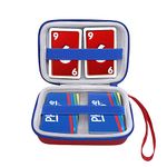 XANAD Hard Cards Case for UNO/Phase 10/ Skip Bo/PM TCG Trading Cards/Five Crowns/Skyjo Card Game Red, Accommodate 300+Game Cards