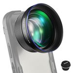 NEEWER HD 85MM Telephoto Phone Lens Only for 17mm Thread Backplate, 2.5X Magnification Compatible with SmallRig NEEWER iPhone Samsung Phone Cage Case with 17mm Lens Adapter, LS-59