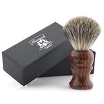 Haryali London Shaving Brush - Super Badger Shaving Brush - Wooden Shaving Brush Handle - Badger Hair Shaving Brush - Eco-friendly Shaving Brush - A Perfect Match to your Shaving Kit