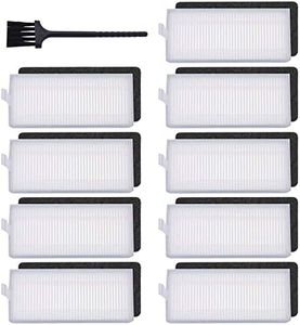 Neutop Replacement Filters Compatible with Ecovacs Deebot N79S N79 DN622 DN622.11 DN622.31 N79W N79se and Deebot 500 DC3G Robot Vacuums, 9-Pack.
