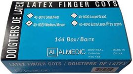 Almedic Latex Finger Cots, Medium, 