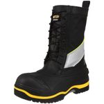 Baffin Men's Constructor (STP)-100c Lace-Up Safety Boot, Black/Hi-Viz, 11 3E US