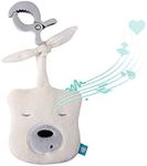 myHummy Baby Sleep Aid Sound Bear Mini Ecru with Clip | Heartbeat and White Noise to Soothe | Automatic Shut-Off | Sleep Aid White Noise Sound Bear for Babies