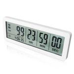 Digital Countdown Days Timer, 999 Days Count Down Clock with Stand & Strong Magnetic Back, Retirement Countdown Clock with Big LCD Display for Vacation Retirement Wedding Holiday Valentine's Day