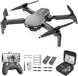 NEHEME NH525 Plus Foldable Drone with 1080P HD Camera for Adults, RC Quadcopter WiFi FPV Live Video, Altitude Hold, Headless Mode, One Key Take Off for Kids Beginners with 2 Batteries and Carry Case