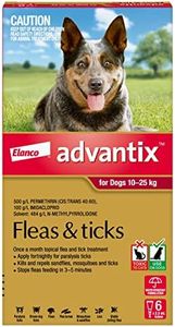 Advantix Fleas, Ticks & Biting Insects for Dogs 10 - 25kg - 6 Pack