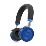 JuniorJam Plus Volume Limiting Headphones for Kids, Foldable & Adjustable Bluetooth Headphones, 22-Hour Battery Life USB-C Charging (Blue)