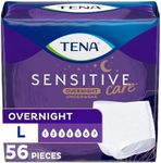 TENA Overnight Underwear, Large, 14 Count (Pack of 4)