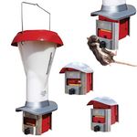 Roamwild PestOff Rat Proof Chicken Feeder Kit - Rat Proof & Large Bird Proof Poultry Feeder - Weather Proof - 4lts / 8lbs Capacity