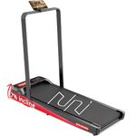Sparnod Fitness STH-3004N 2 in 1 Walking Pad Treadmill for Home Use, 1–10 km/h, Foldable Rail, 7% Incline, LED Display, Shock Absorption, 90kg Capacity for Home & Office Use (STH-3004N)