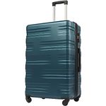 Merax Hardside Spinner Luggage with Built-in TSA Lock Lightweight Suitcase, BlueGreen, 24 IN