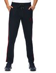 U.S. POLO ASSN. Mens Panelled Comfort Fit I669 Lounge Track Pants - Pack of 1 (Navy M)