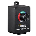 iPower Exhaust Fan Speed Controller Adjuster for Duct Inline Fan Vent Blower 350W