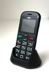 HC Mobi Senior Older People Mobile Phone Big Dial Buttons Help SOS Function Desk Charger Easy to Use