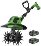20V Cordless Tiller Cultivator, Lig