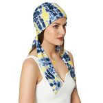 The Headscarves Headwraps Headscarf for Women Pregnant Chemo Hair Loss Fashion (HS309_Blue)