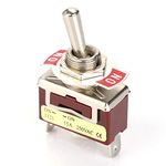 Toggle Switch On-On 3-Pin 2-Position 12MM SPDT Toggle Switch 15A 250V 5 Pcs for Automobile Industries