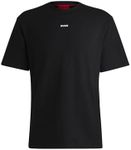 HUGO Mens Dapolino Relaxed-fit T-Shirt in Cotton with Logo Print