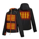 PROSmart Heated Jacket: Electric Heating Jacket Waterproof Warming Jackets with Rechargeable Battery Pack