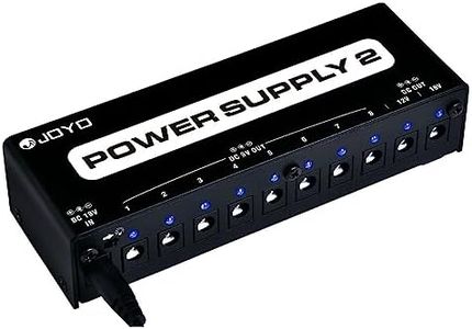 JOYO Guitar Effect Pedal Power Supply with Short-Circuit Overload Protection, LED Indicators, POWER SUPPLY 2