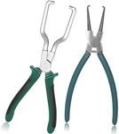 Gasgimos-2 Pcs 9 Inch Electrical Disconnect Pliers, Fuel Filter Caliper/Fuel Line Petrol Clip Pipe Pliers, Automotive Hose Disconnect Tools, Suitable For Car Maintenance and Repair.