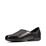 Clarks Harston Elite Leather Slippers In Black Standard Fit Size 10