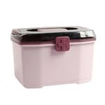 Baby Bucket Plastic Medical Kit | First Aid Kit | with Handle - (Pink & Rose)