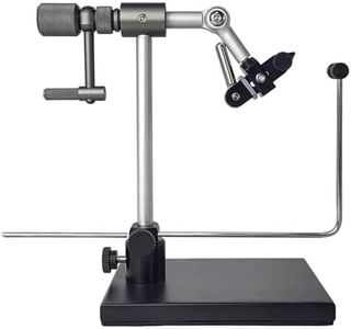 Eupheng New Upgrade N075 Madison True Rotary Vise with Two Ball Bearings Inside More Smooth Fly Tying Vise with 360 Degree Rotation Easy Adjustment of Rotation Resistance 26 to 4/0 Hook Sizes