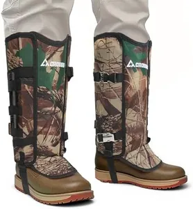 CROSSHIP Snake Gaiters Snake Chaps - Waterproof Anti-Snake Guard Chaps for Men&Women, Gaiters with Adjustable Metal Buckles, Snake Bite Protective Gaiters for Hunting&Outdoor Working