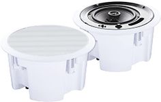 Eagle 5.25" 2 Way Moisture Resistant Dual Cone Ceiling Speaker (30 W) White