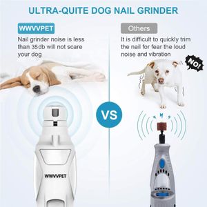 Pet Nail Grinder with LED Light – 2-Speed Electric Trimmer