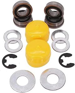 JZGRDN Front Wheel Bearings Kit M143338 M123253 M123811 R27434 for John Deere D100 D105 D110 D120 D130 D140 D150 D160 D170 LX255 LX266 LX277 LX279 LX280 LX289 LX172 LX173 LX176 LX178 LX186 LX188